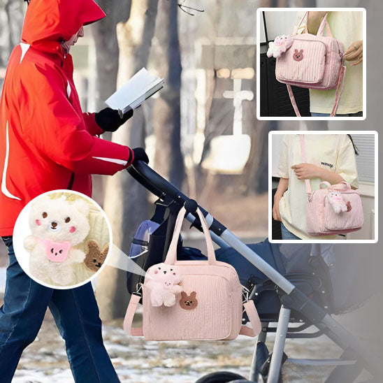 Sac à langer rose