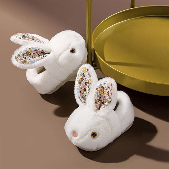 chaussures bebe blancs forme lapin