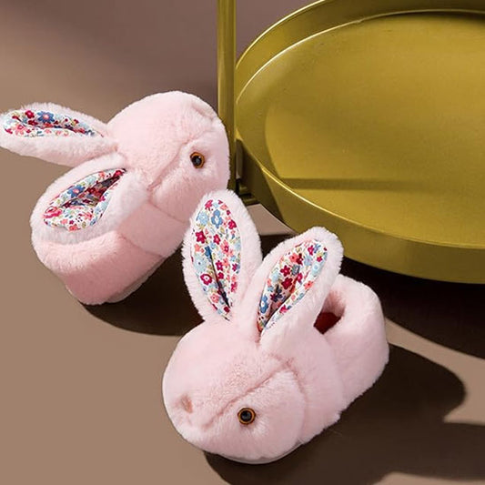 chaussures bebe rose forme lapin
