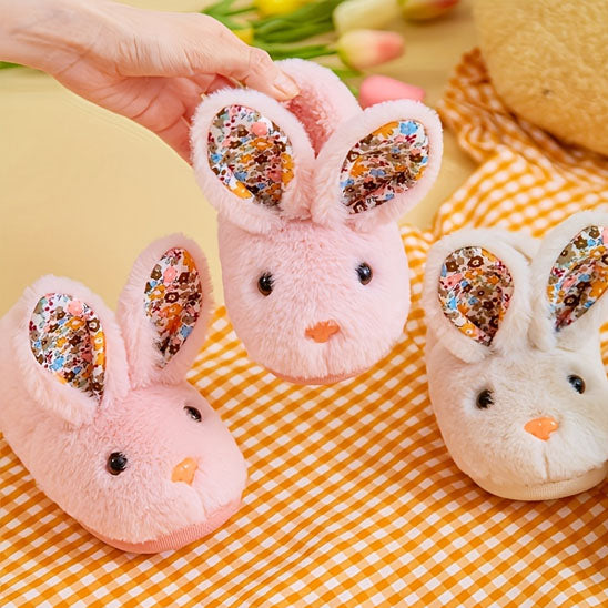 chaussures bebe rose forme lapin
