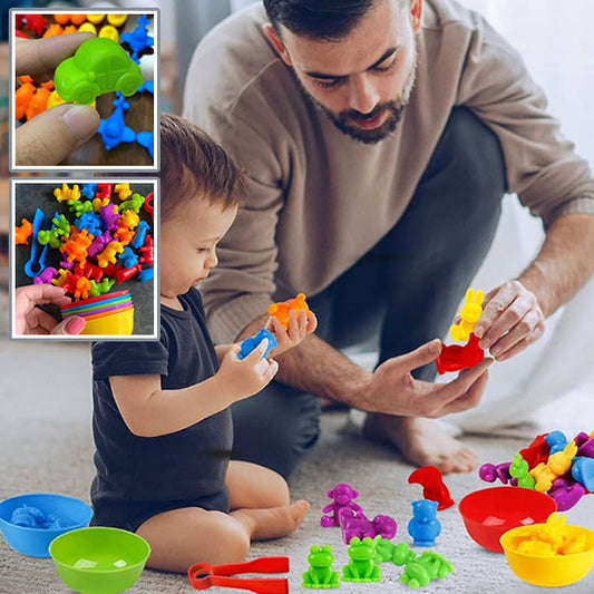 papa joue avec bebe